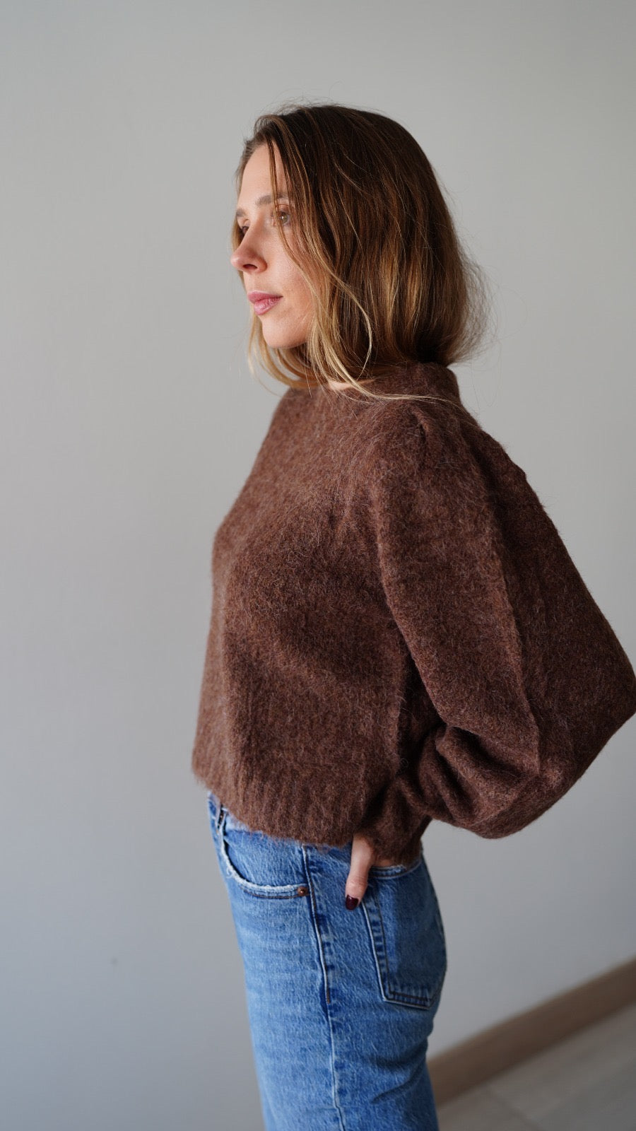SWEATER CAPRI ALPACA CAFÉ