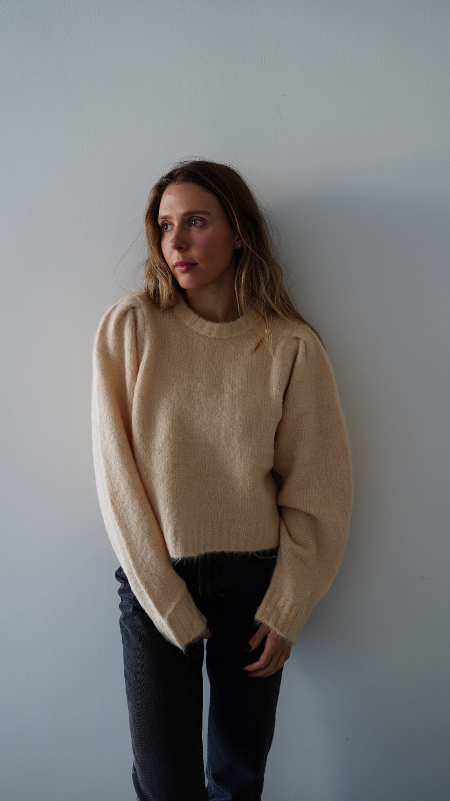 SWEATER CAPRI ALPACA BLANCO INVIERNO
