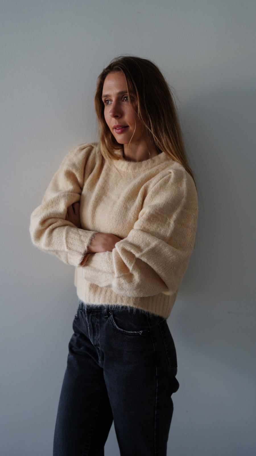 SWEATER CAPRI ALPACA BLANCO INVIERNO