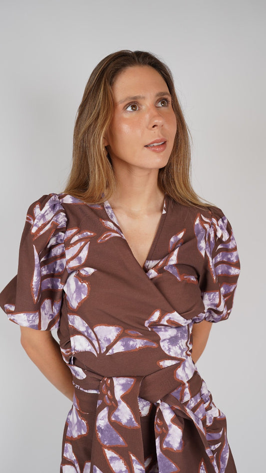 Blusa Mikonos Chocolate