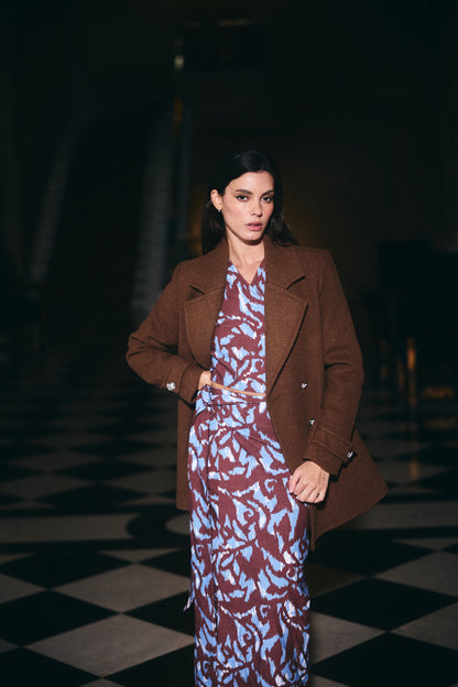 ABRIGO PUGGLIA LANA CAFÉ