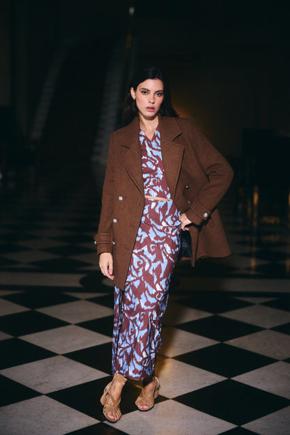 ABRIGO PUGGLIA LANA CAFÉ