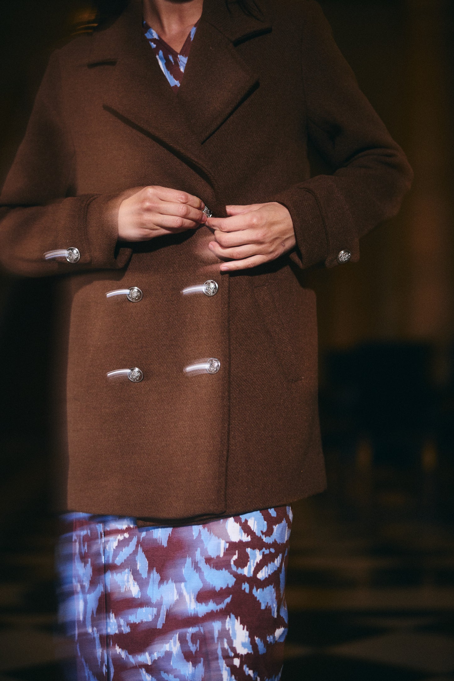 ABRIGO PUGGLIA LANA CAFÉ