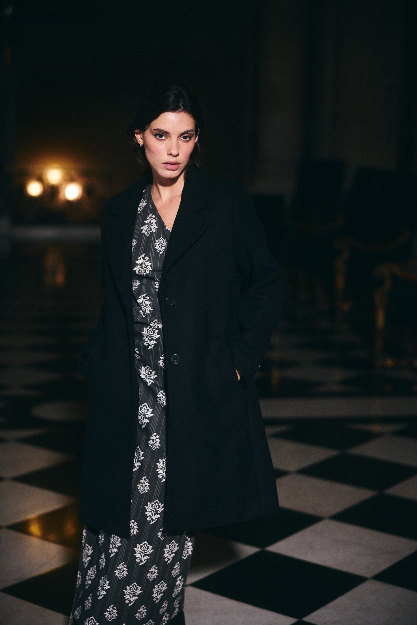 ABRIGO SICILIA LANA NEGRO