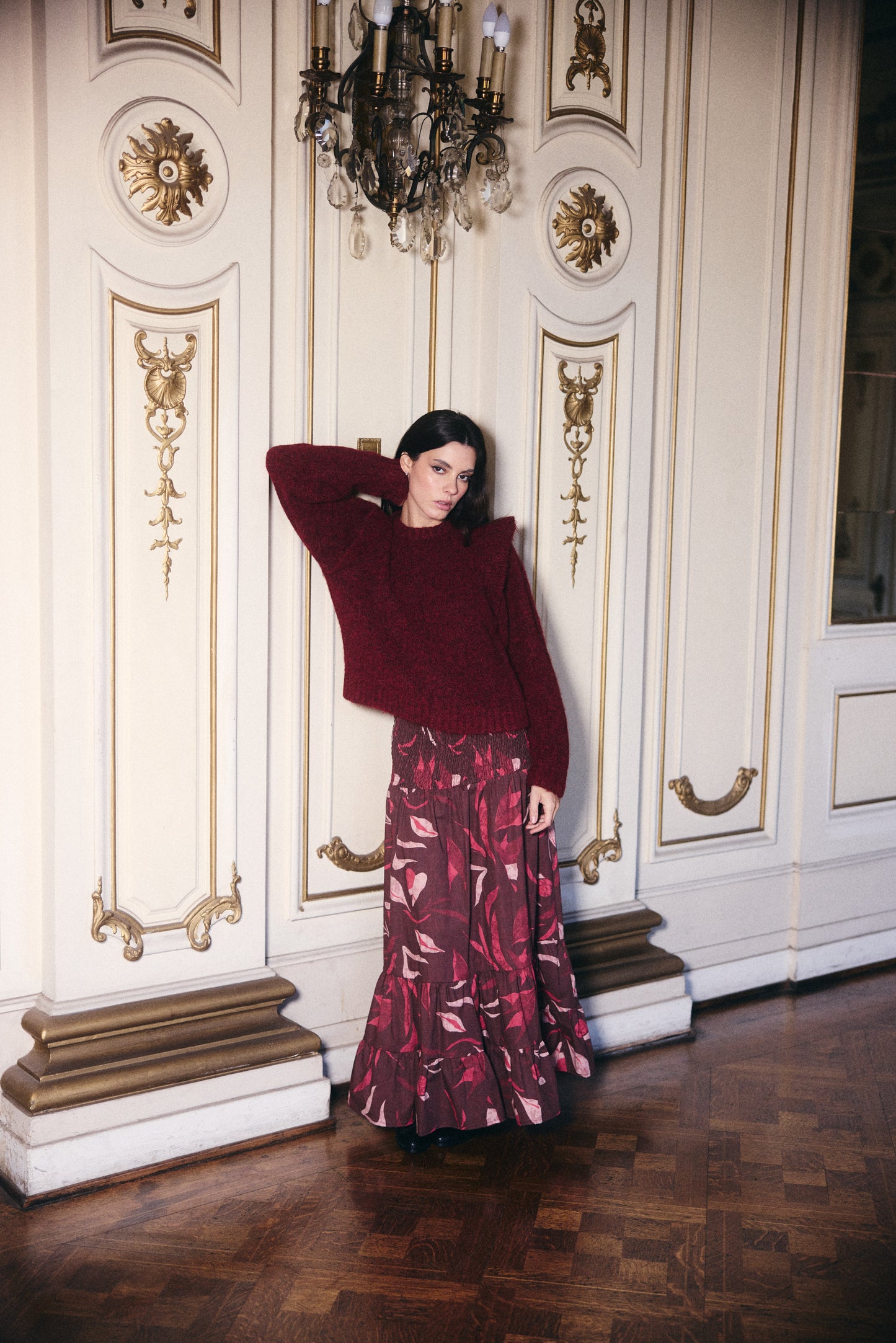 SWEATER MENORCA LANA BURGUNDY