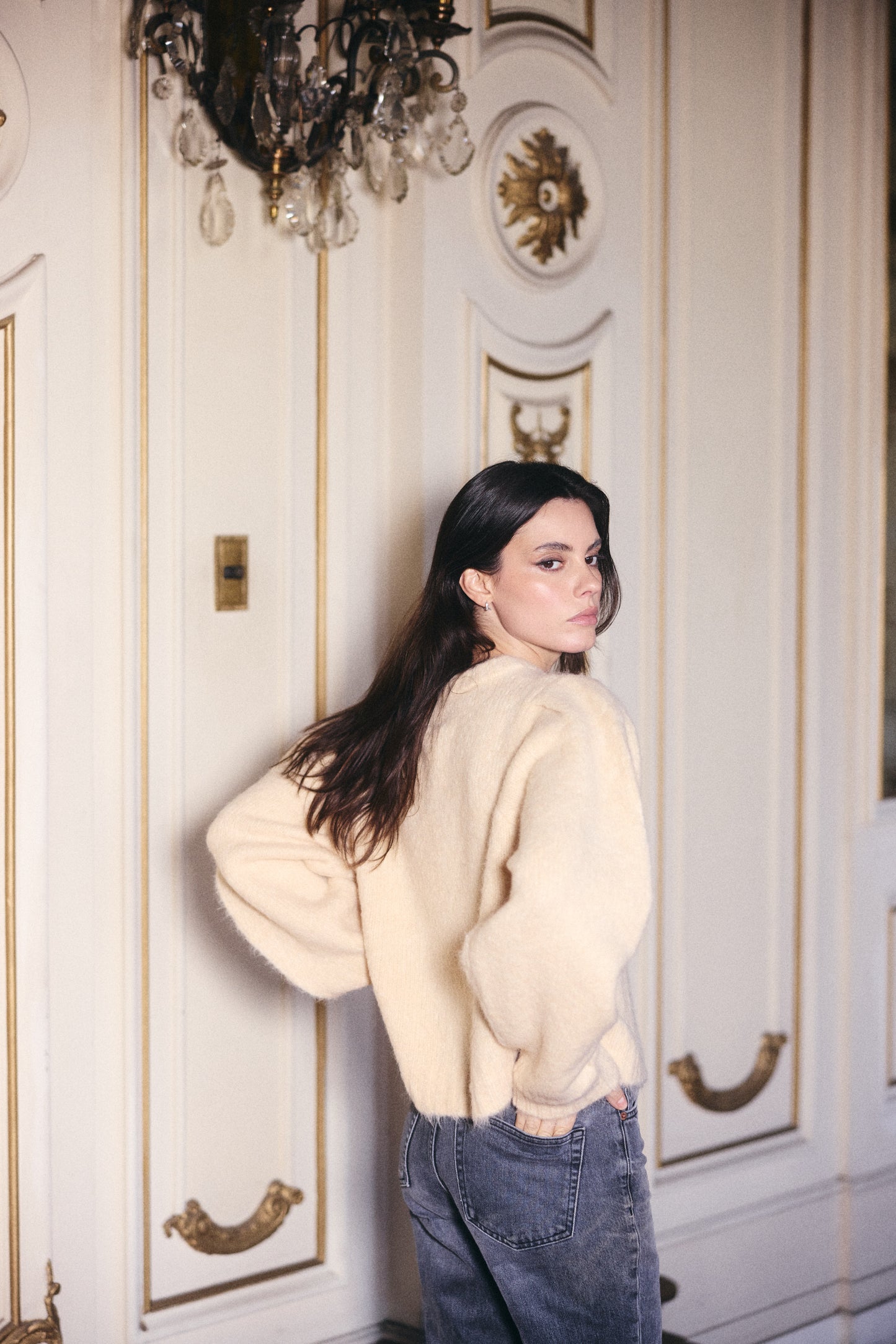 SWEATER CAPRI ALPACA BLANCO INVIERNO