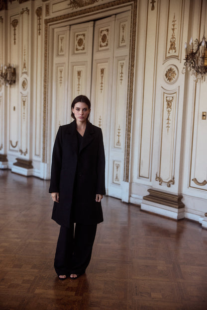 ABRIGO SICILIA LANA NEGRO