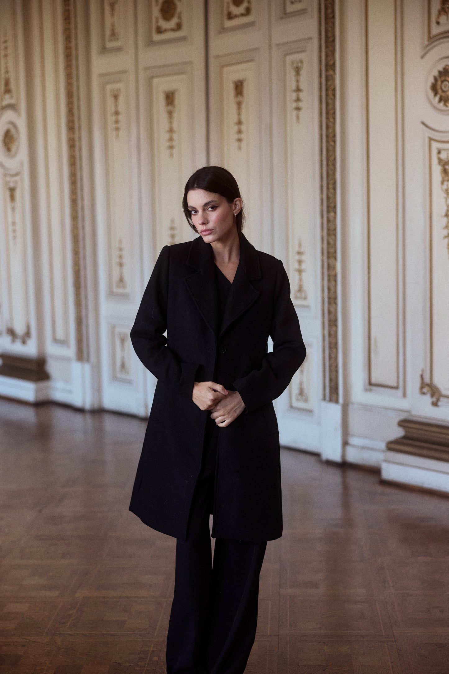 ABRIGO SICILIA LANA NEGRO