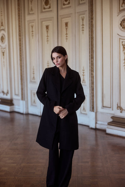 ABRIGO SICILIA LANA NEGRO