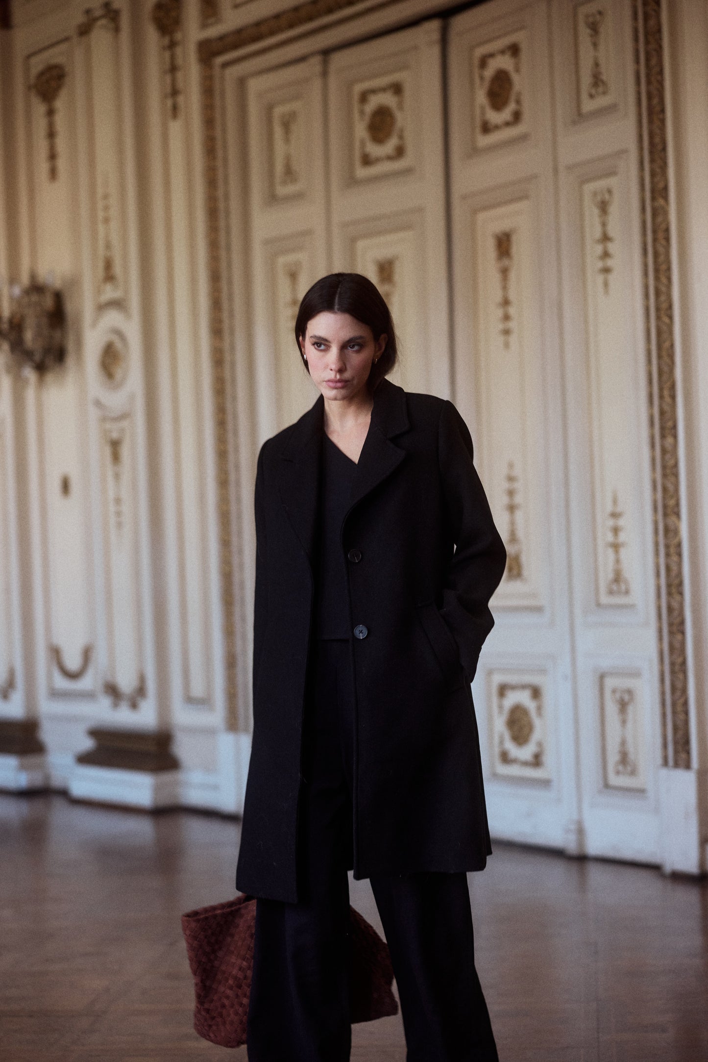 ABRIGO SICILIA LANA NEGRO