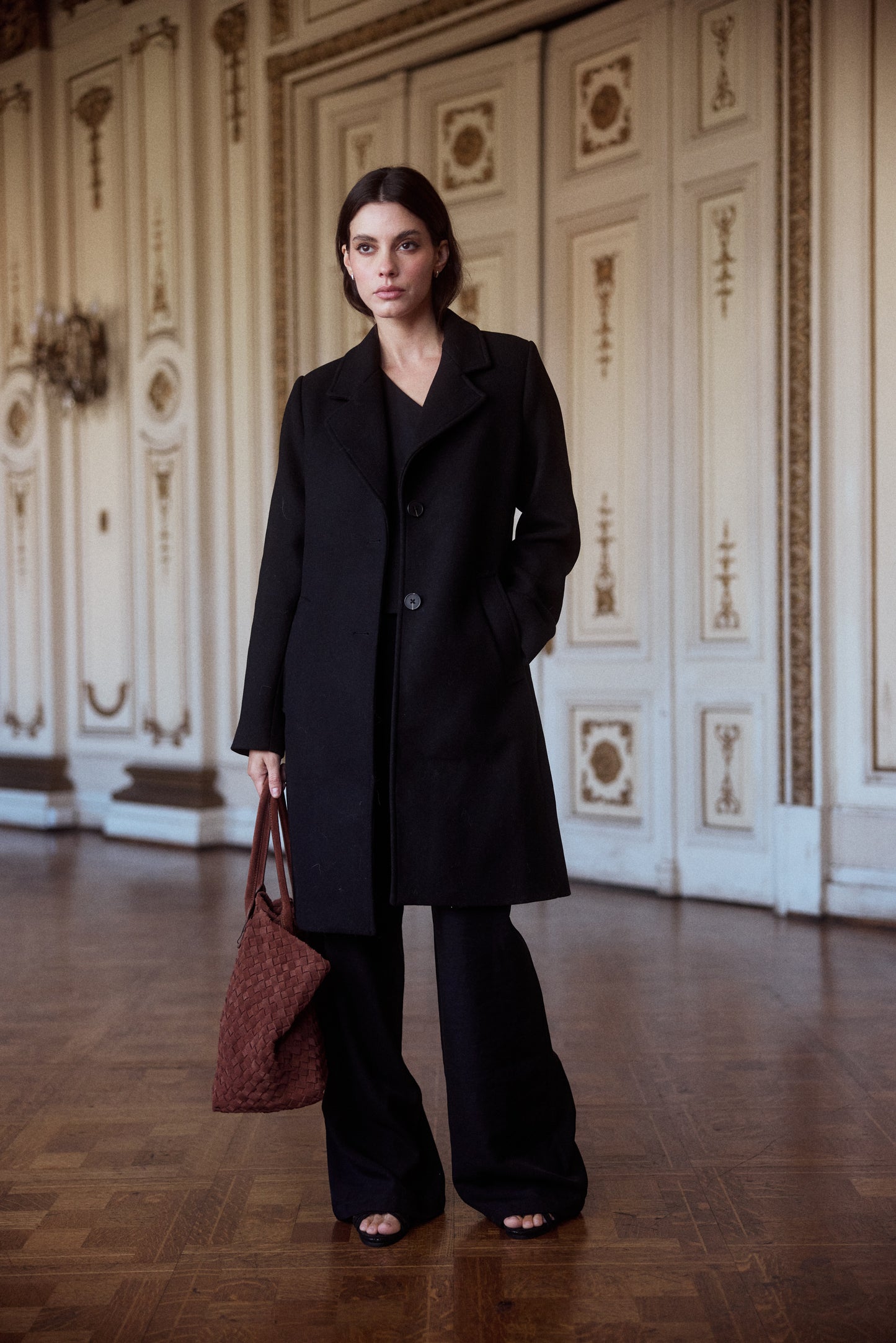 ABRIGO SICILIA LANA NEGRO