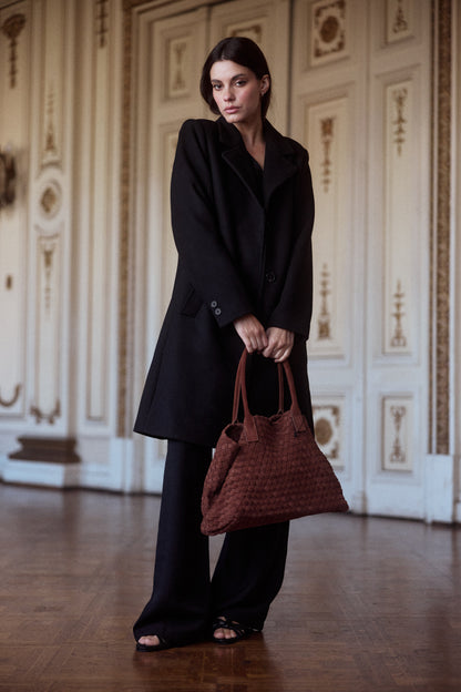 ABRIGO SICILIA LANA NEGRO