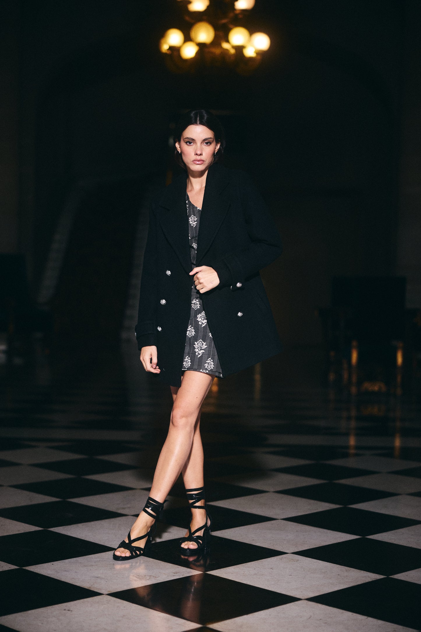 ABRIGO PUGGLIA LANA NEGRO