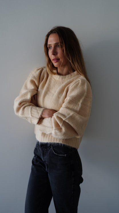 SWEATER CAPRI ALPACA BLANCO INVIERNO