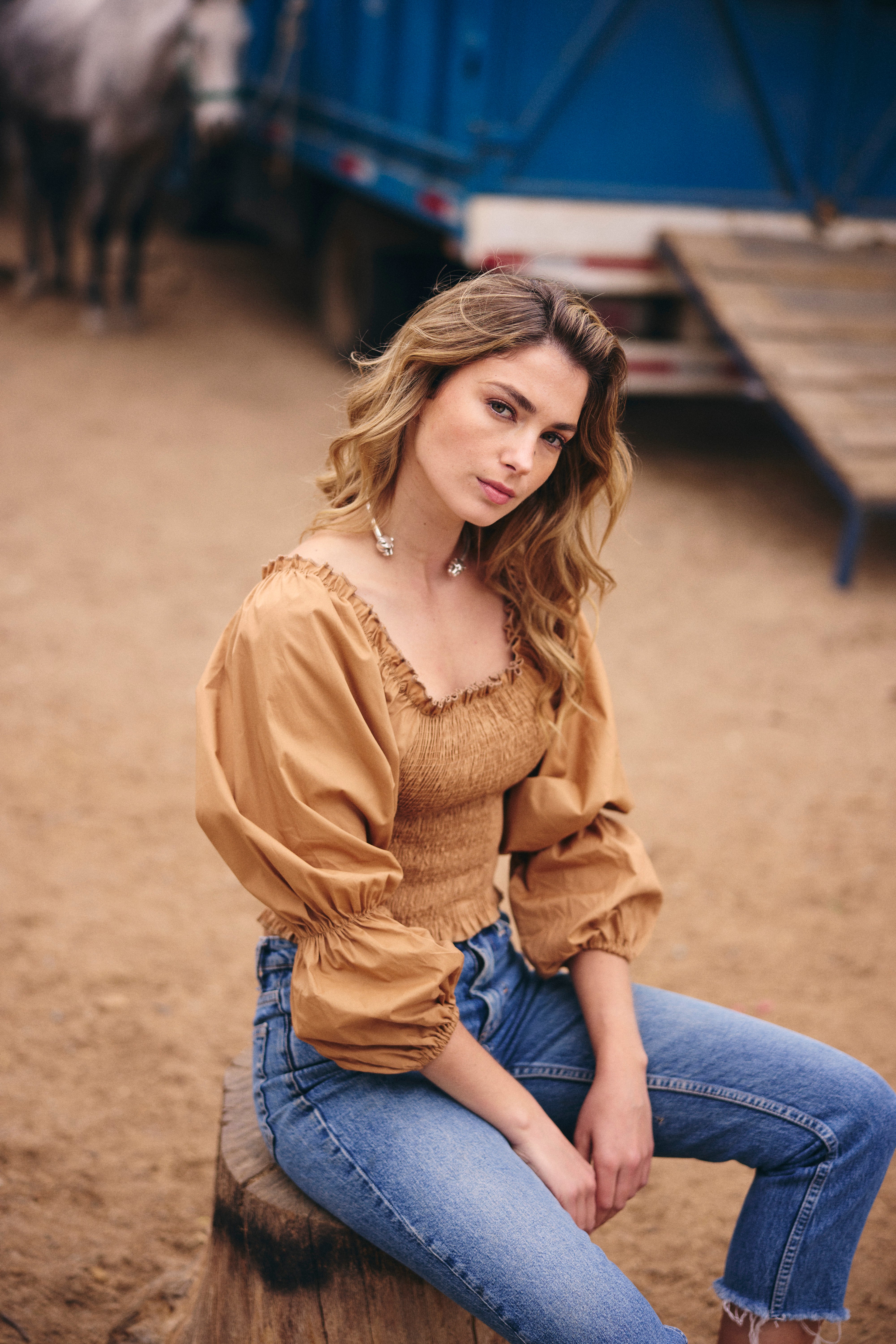トップス Mia Top - Meadow Calico Cashe 7-9Y TOPS – Casa Coral
