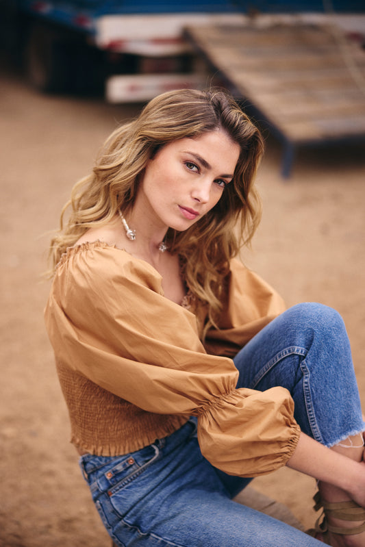 Blusa Sicilia Camel