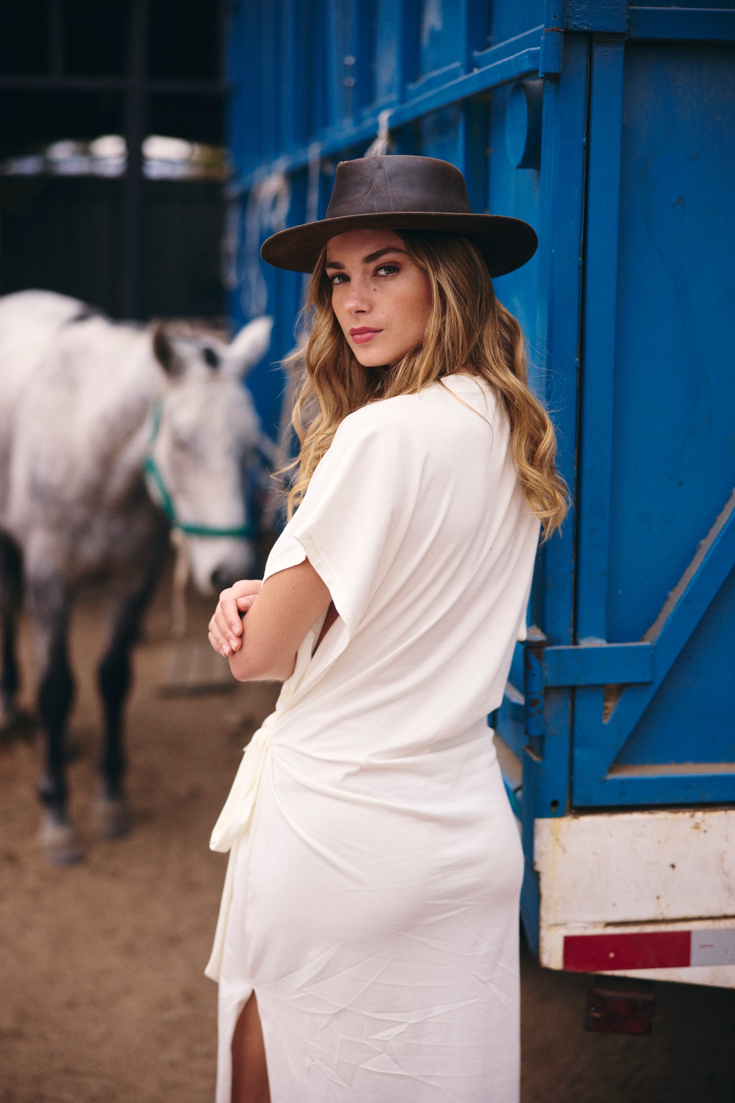 Vestido Capri Blanco Algodón Pima