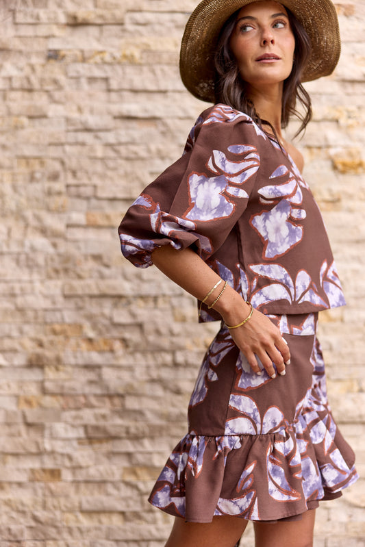 Falda Mikonos Chocolate