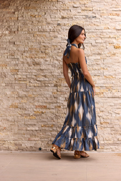 Top Ibiza Estampado Azul (PRE ORDER ENTREGA 9 febrero)