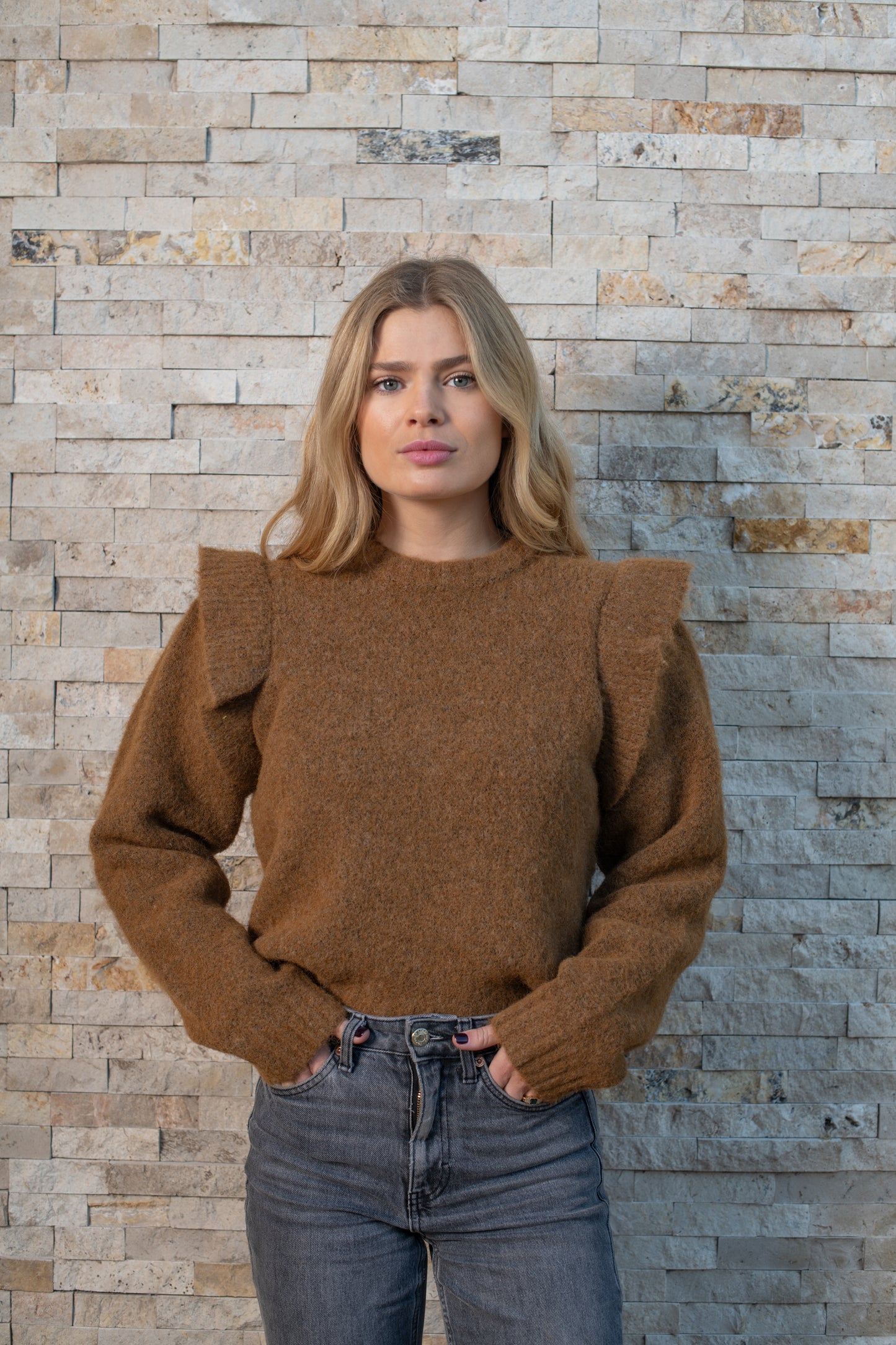 SWEATER MENORCA ALPACA CAMEL