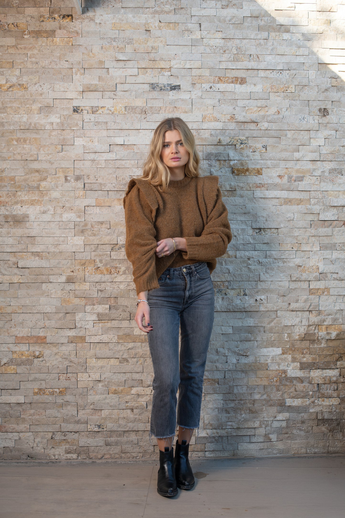SWEATER MENORCA ALPACA CAMEL