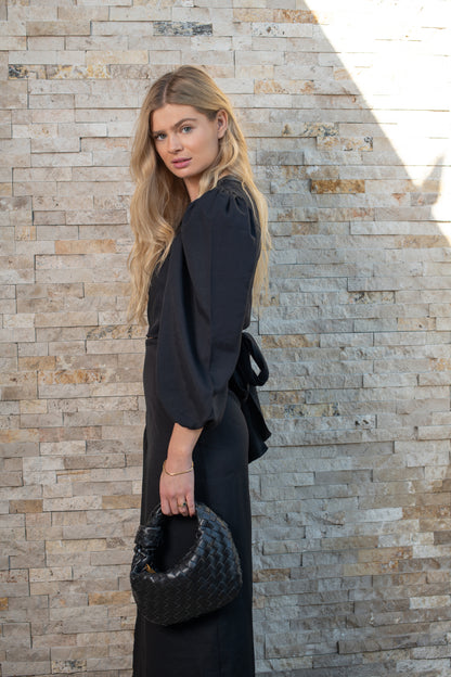 Falda Mallorca solida Negro