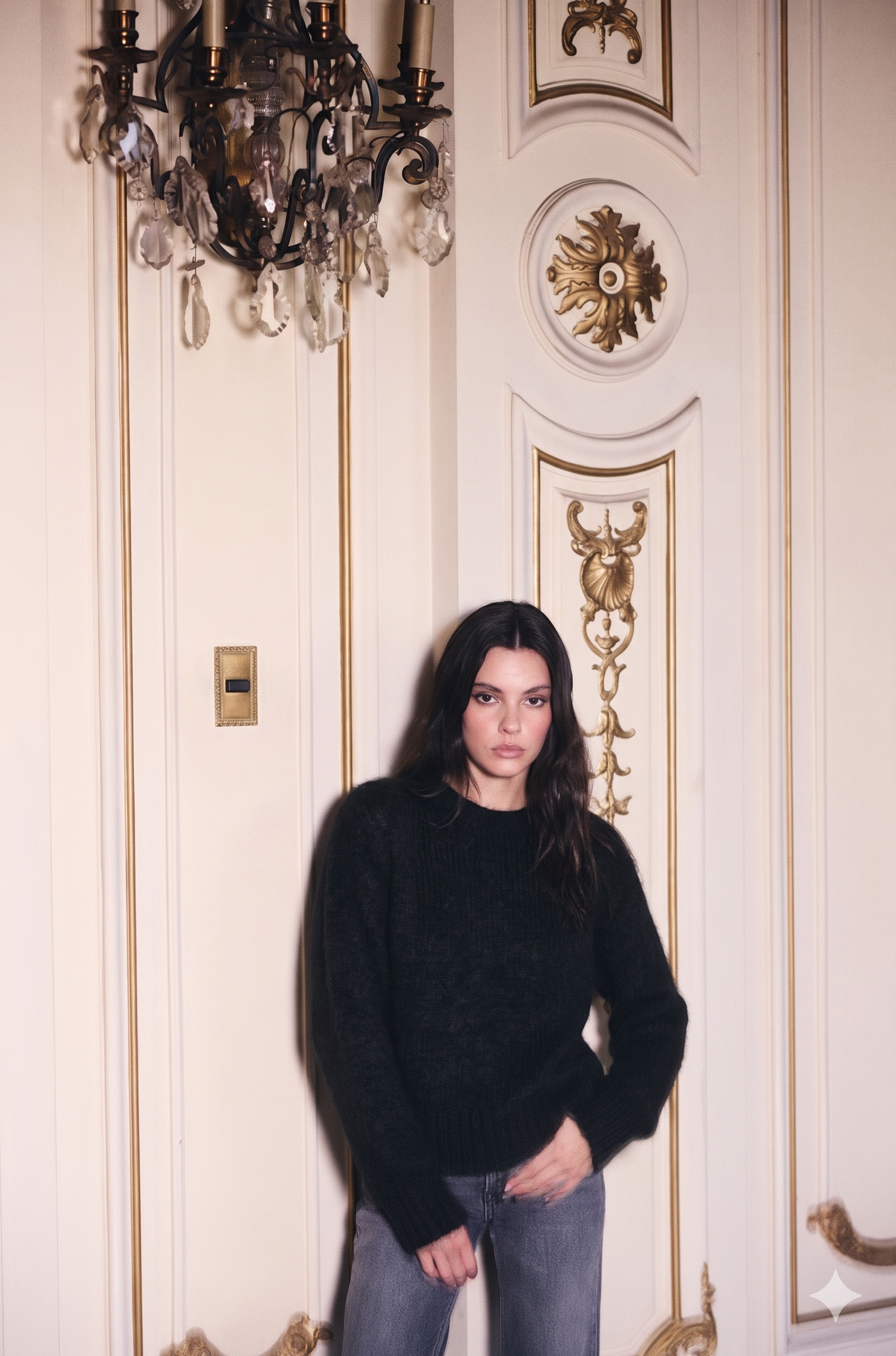 SWEATER CAPRI ALPACA NEGRO