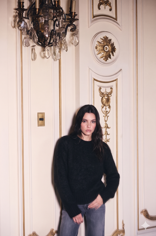 SWEATER CAPRI ALPACA NEGRO