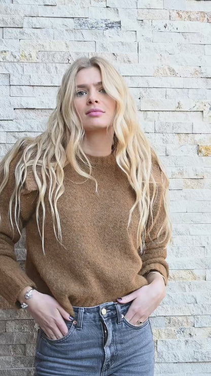 SWEATER MENORCA ALPACA CAMEL